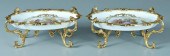 Pair ormolu mounted S&egrave;v