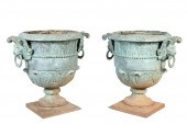 PAIR, OVERSIZED BAROQUE STYLE