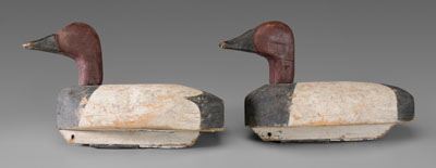Pair Oversized Canvasback Duck
