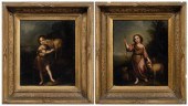 Pair paintings after Murillo: