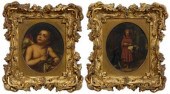 Pair paintings on copper: &quo