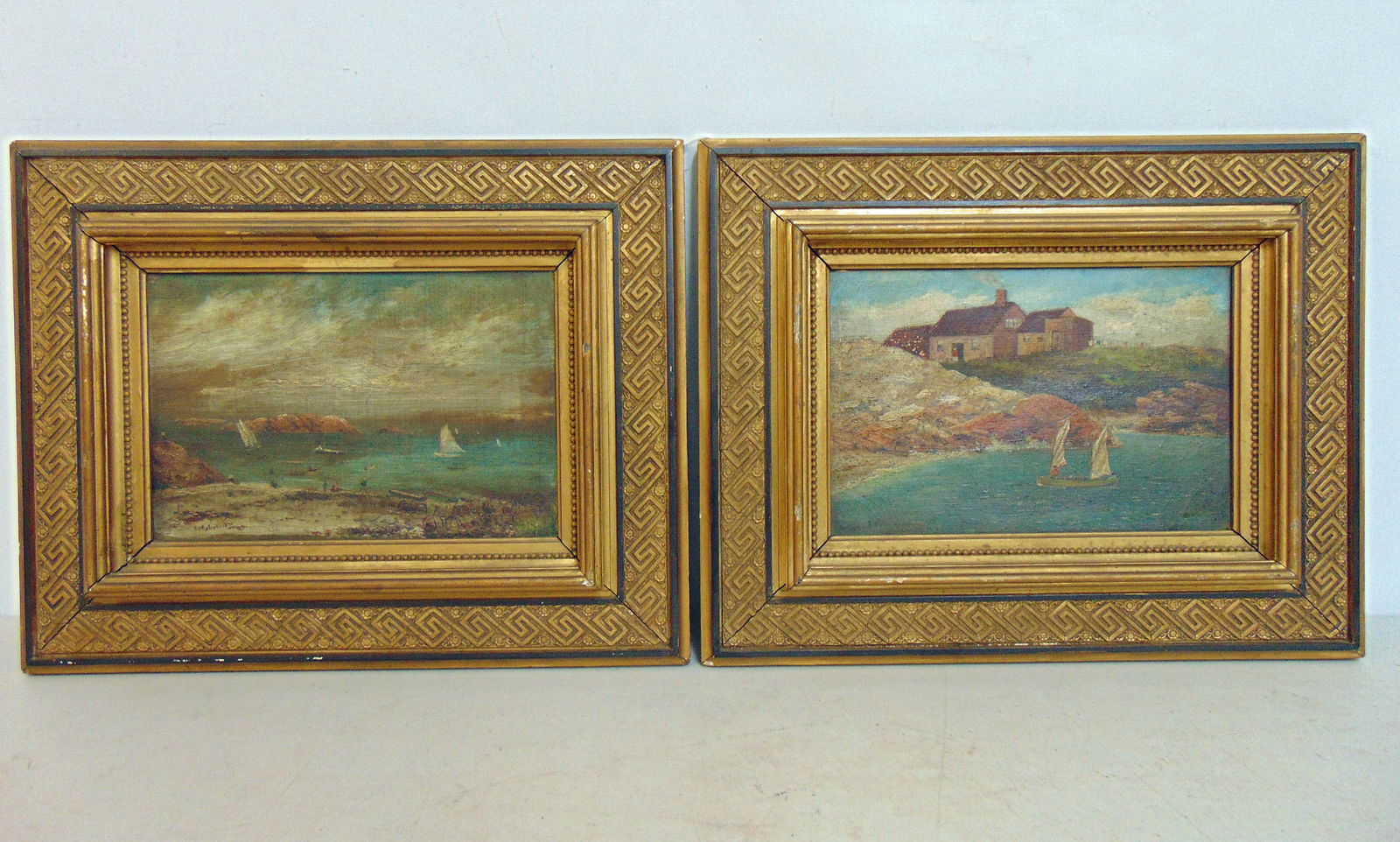 PAIR PAINTINGS, R.H. ROBERTS,