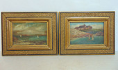 PAIR PAINTINGS, R.H. ROBERTS,