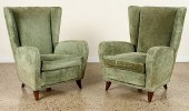 PAIR PAOLO BUFFA UPHOLSTERED L