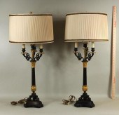 PAIR PARCEL GILT BRONZE NEOCLA