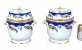PAIR PARIS PORCELAIN THREE PAR