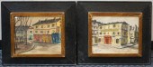 PAIR PARISIAN STREET SCENES, E