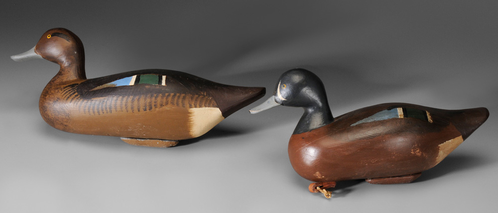 Pair Paul Gibson Decoys Blue Wing