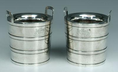 Pair Paul Storr silver wine
