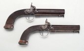 Pair percussion belt pistols: