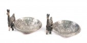 PAIR, PERUVIAN 925 FIGURAL COI