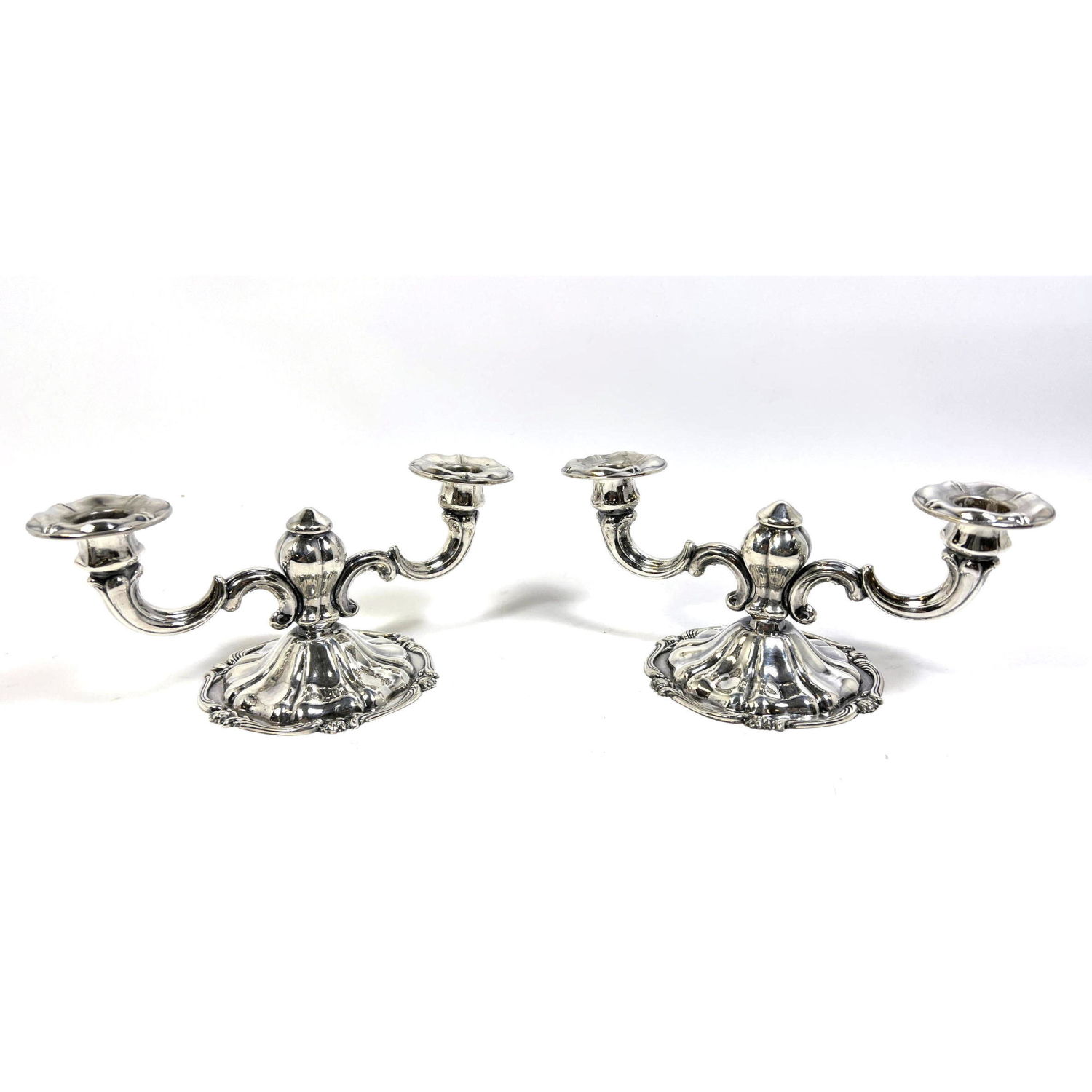 PAIR PERUVIAN STERLING SILVER