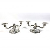 PAIR PERUVIAN STERLING SILVER