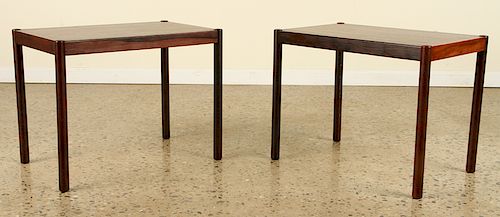 PAIR PETITE SWEDISH ROSEWOOD END
