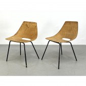 Pair PIERRE GUARICHE Tonneau C