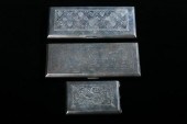 PAIR POLISH SILVER CIGARETTE C