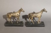 PAIR POMPEIAN BRONZE CHROME FI