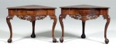 Pair Portuguese Colonial table