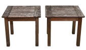 PAIR POTTERY BARN OUTDOOR SIDE