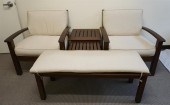 PAIR POTTERY BARN STAINED FRUI