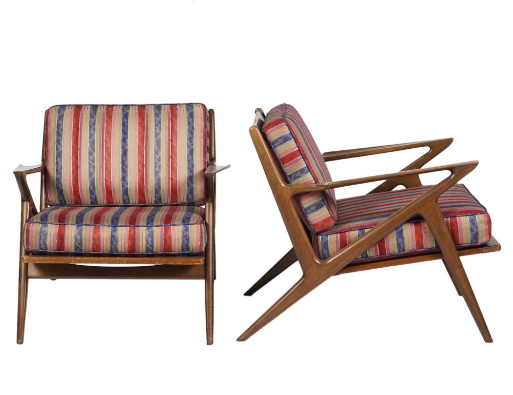 PAIR POUL JENSEN Z CHAIRS FOR
