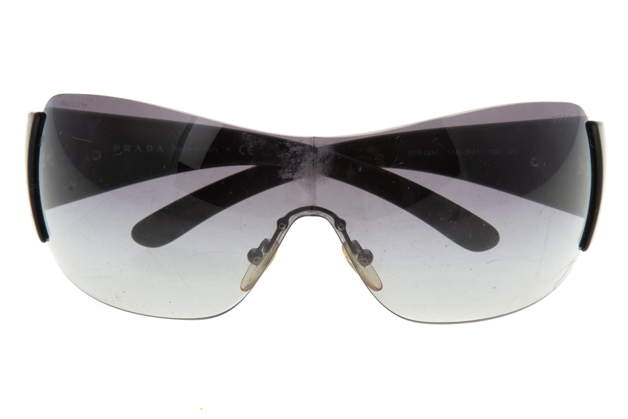 PAIR PRADA SUNGLASSES .
