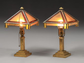 PAIR PRAIRIE SCHOOL BRASS & AM
