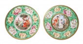 PAIR PROV ES SAXE PORCELAIN CA