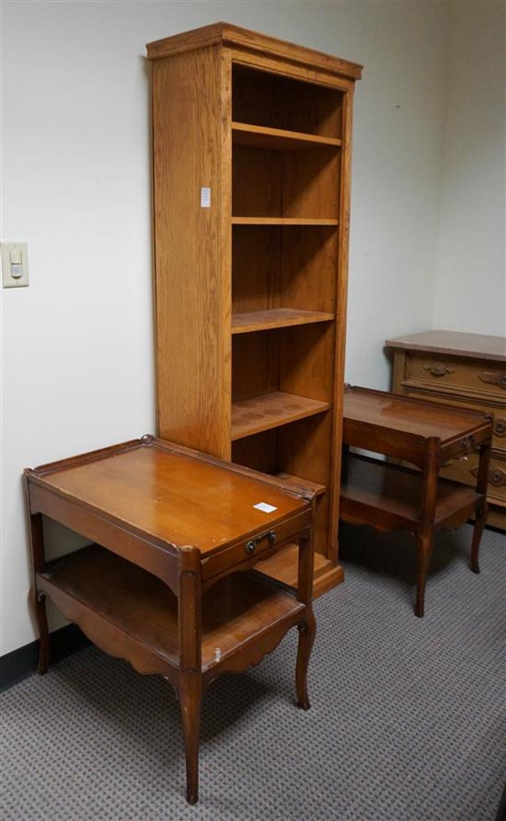 PAIR PROVINCIAL STYLE CHERRY SIDE