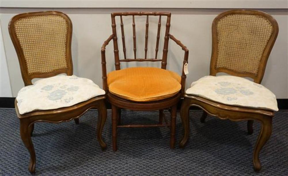 PAIR PROVINCIAL STYLE FRUITWOOD