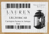 PAIR RALPH LAUREN, CARRINGTON
