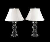 PAIR RALPH LAUREN CRYSTAL "DAN