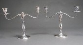 PAIR REGENCY STYLE ENGLISH SIL