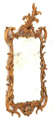 Pair Regency style giltwood mi