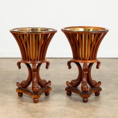 PAIR, REGENCY STYLE JARDINIERE