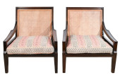 PAIR REGENCY STYLE MAHOGANY CA