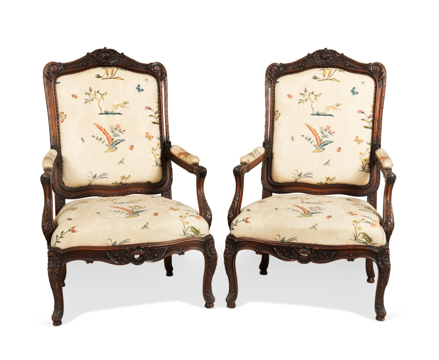 PAIR REGENCY STYLE MAHOGANY