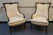 PAIR REGENCY STYLE MAHOGANY FL