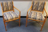 PAIR REGENCY STYLE TURNED FRUI