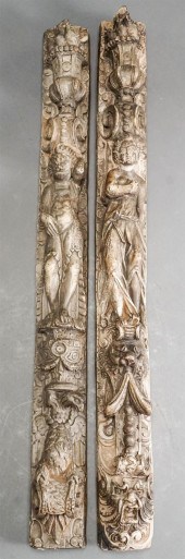 PAIR RENAISSANCE STYLE COMPOSI