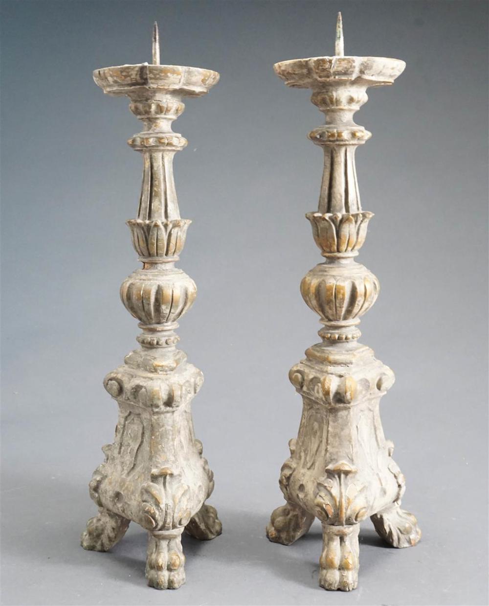 PAIR RENAISSANCE STYLE GILT AND
