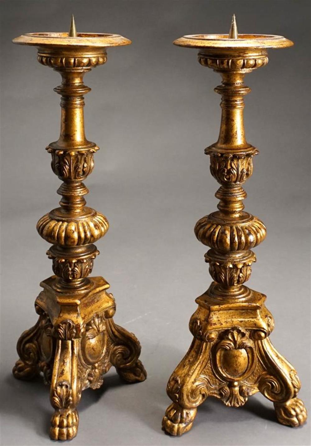 PAIR RENAISSANCE STYLE GILT