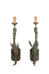 PAIR RENAISSANCE STYLE GREEN D