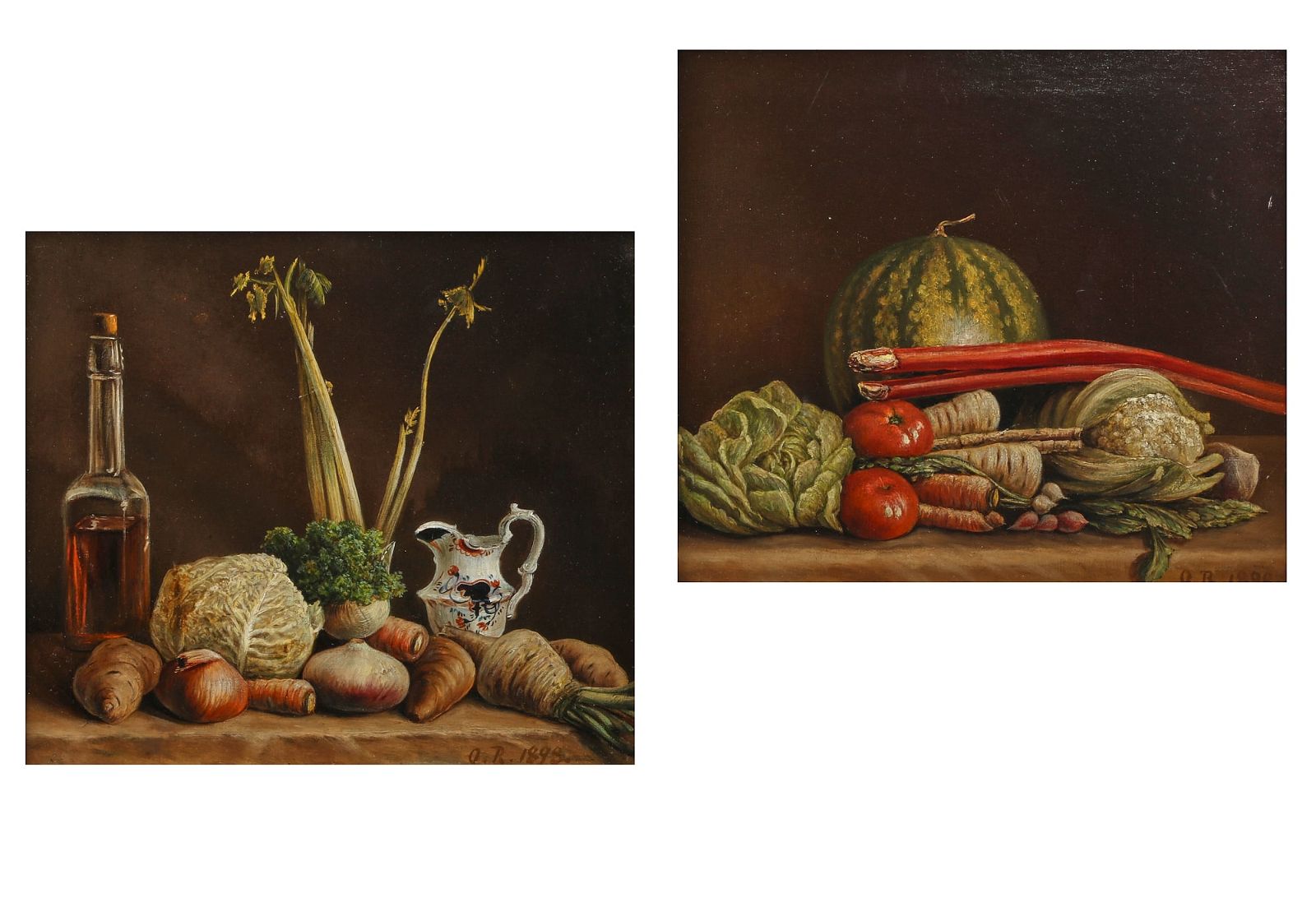 PAIR REPRODUCTIONS OF STILL LIFES