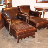 PAIR RESTORATION HARDWARE CLUB