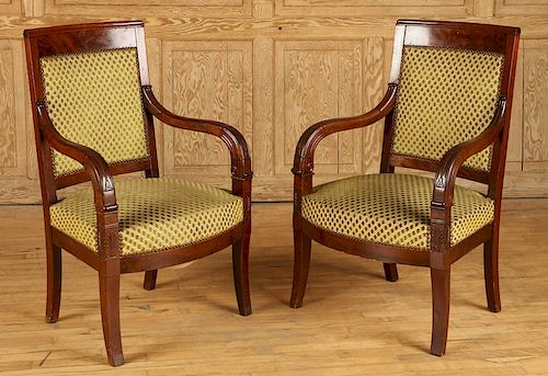 PAIR RESTORATION STYLE 19TH C. OPEN