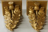 PAIR RESTORATION STYLE GILT GE