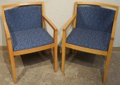 PAIR RICCHIO FOR KNOLL UPHOLST