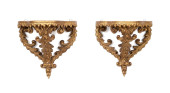 PAIR ROCOCO GILTWOOD TRIPARTIT