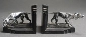 PAIR RONSON PATINATED METAL HU
